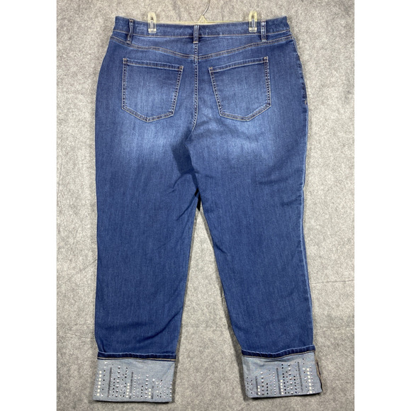 Lane Bryant Blue Ankle & Cropped Jeans - Picture 10 of 10